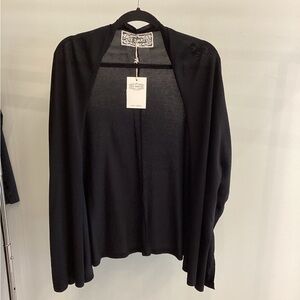 Pink Martini Black Kimono Sweater